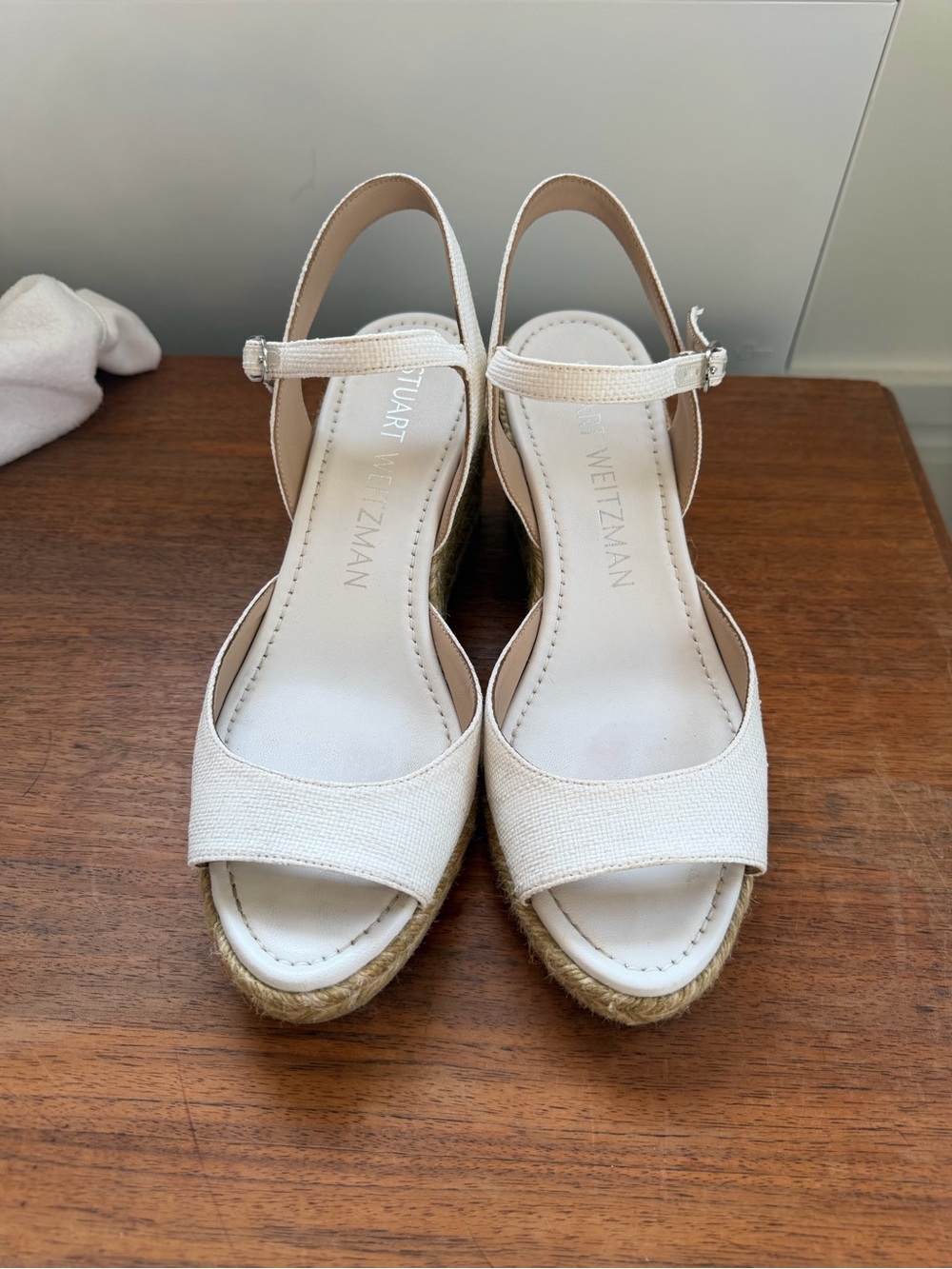 Stuart Weitzman Wedge Espadrille Sandals